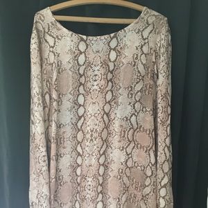 XxSOLDxX Acacia tortolla dress in python